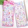 Милые наклейки Hello Kitty из эпоксидной смолы и кристалла - Анимационный дизайн, Мини-рельефные, Водонепроницаемые наклейки для корейских фотокарточек, Чехла для телефона, Декора кружки