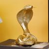 Resin Cobras Statues Figurines Retro Snake Statue Figurines Sculptures Tabletop Centerpieces Home Decors Collectibles
