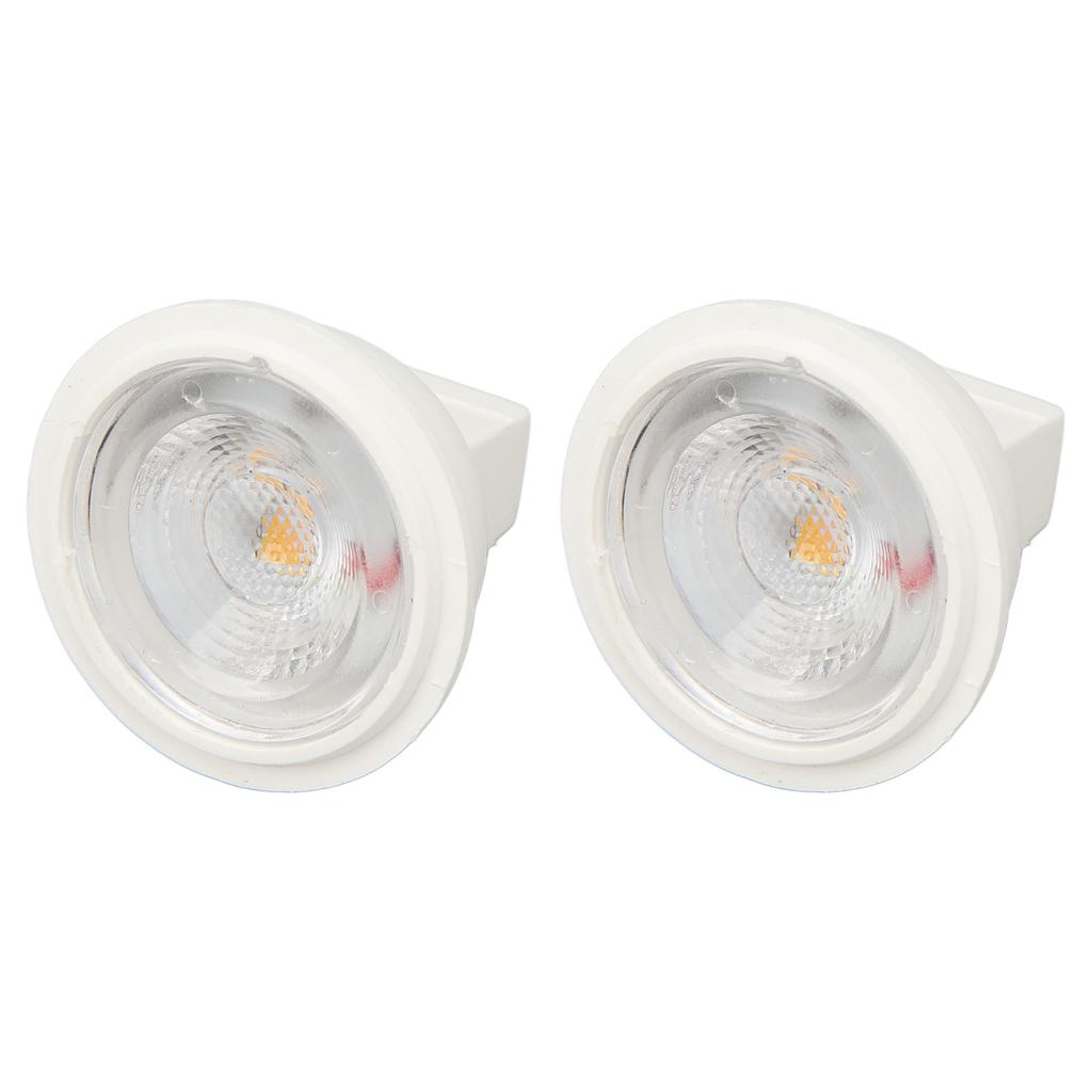 2pcs MR11 LED Light Bulbs AC12V 3W 300LM High Brightness Spotlight Bulb for Clothing Stores Landscape Warm Light 2700K