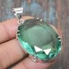 Indicolite Tourmaline Gemstone Handmade 925 Sterling Silver Jewelry Pendant For Women
