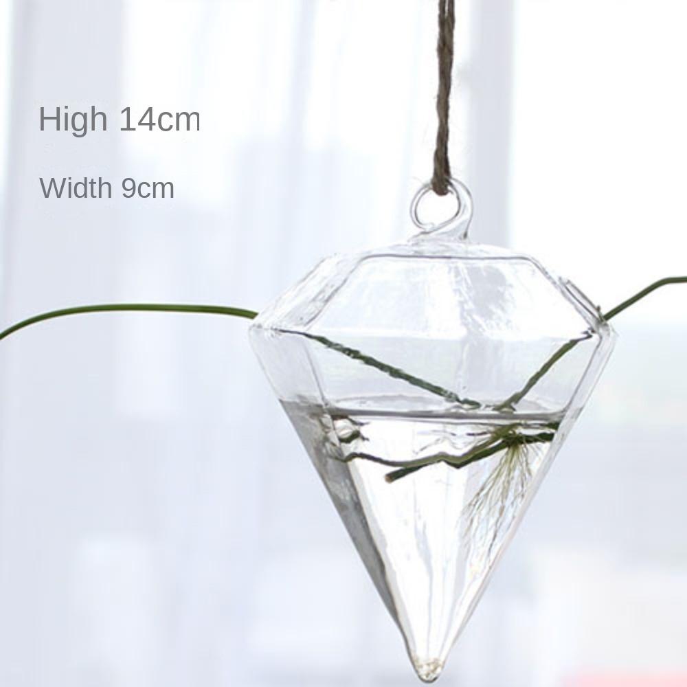 Gifts Hydroponics Hanging Glass Vase Garden Supplies Home Decoration Terrarium Container Portable Flower Plant Pots