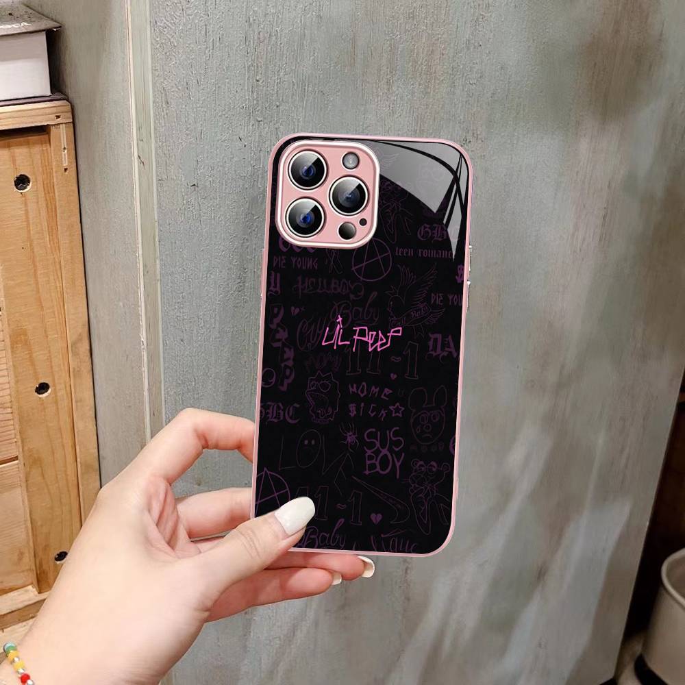 Певец Рэпер L-Lil Peep Закаленное Стекло Для Iphone 14 13 12 11 Pro Mini XS MAX 14Plus X XS XR Чехол