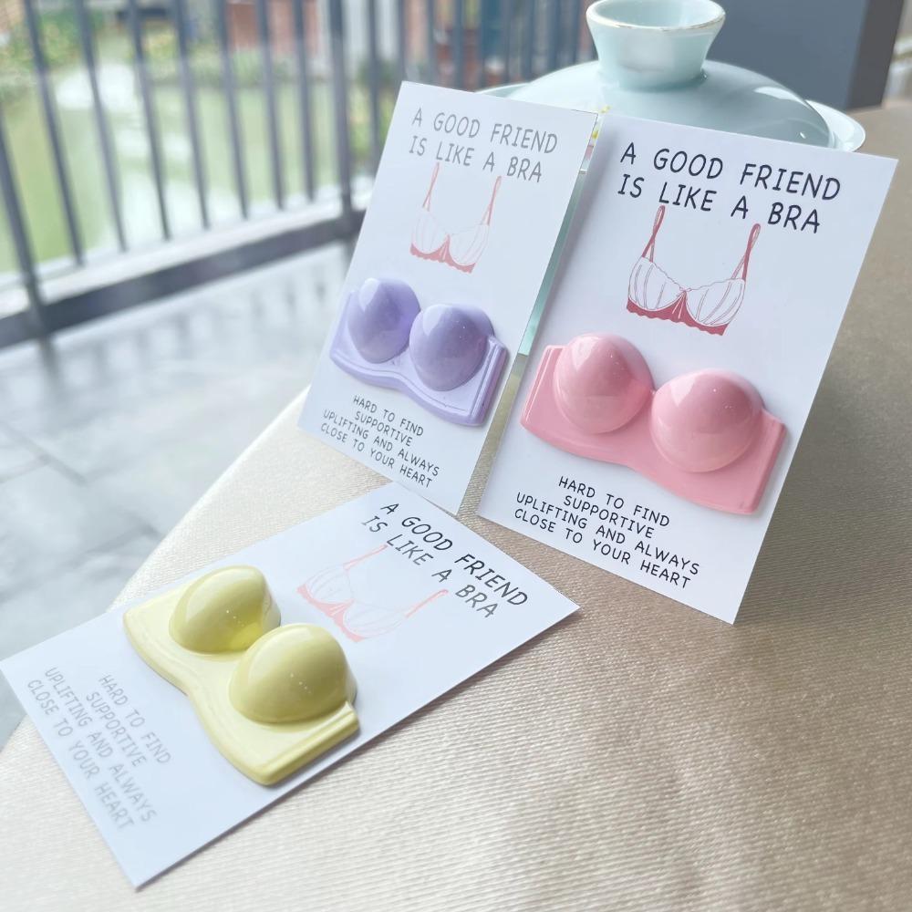 Мини-карман из смолы Hugs a Good Friend Is Like a Bra Упаковка украшена на Новый год, карнавал