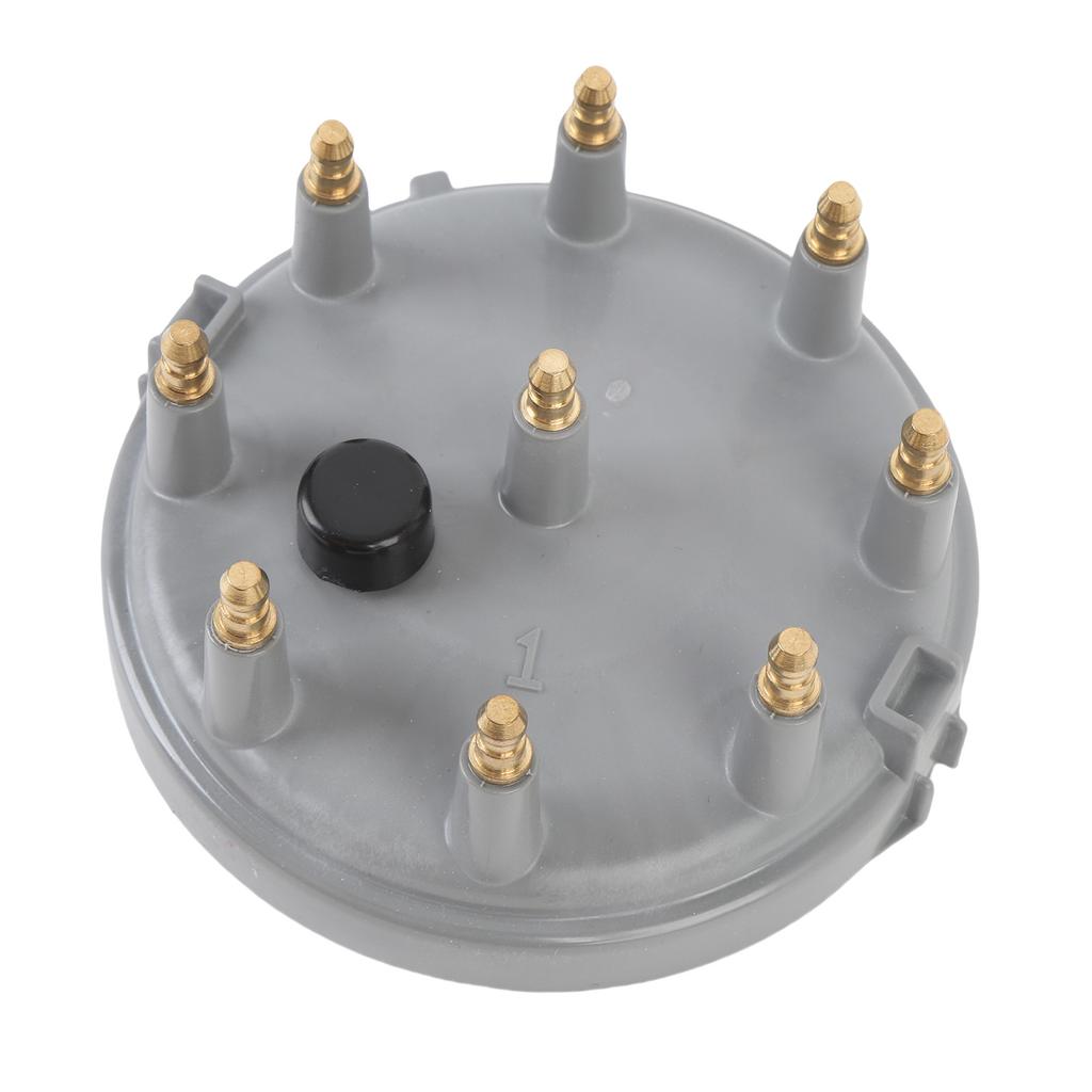 Ignition Distributor Cap Rotor Kit DC12V 8233 Brass Terminals Replacement for Bronco E 150 E 250 V8 5.0L 5.8L Grey
