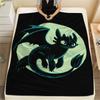 Плед "Как приручить дракона Беззубик", Мягкий плед для фанатов HTTYD, Идеальный подарок.chl