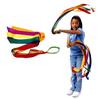 Rainbow Ribbon Children Sport Rhythmic Gymnastics Exercises Cheerleading Fitness