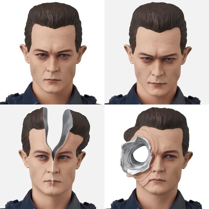 MEDICOM TOY MAFEX №281 Терминатор 2: Фигурка Терминатора T-1000 из фильма «Судный день», 15,5 см, многоцветная