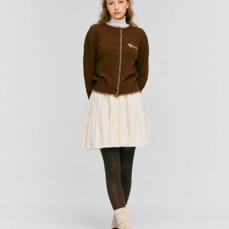 Шерстяные вязаные носки DEPOUND - овсянка