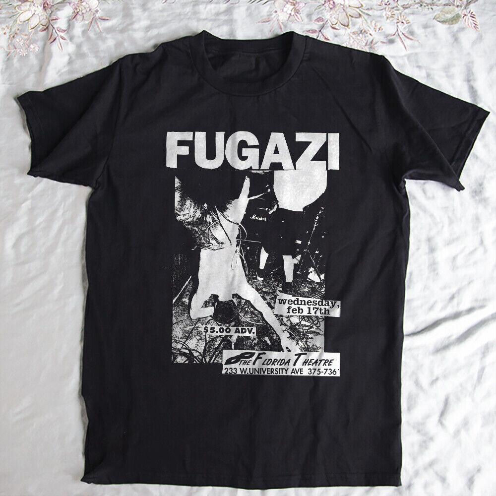 Футболка унисекс Fugazi Band Черная Размер S5XL Подарок для фанатов Футболка унисекс