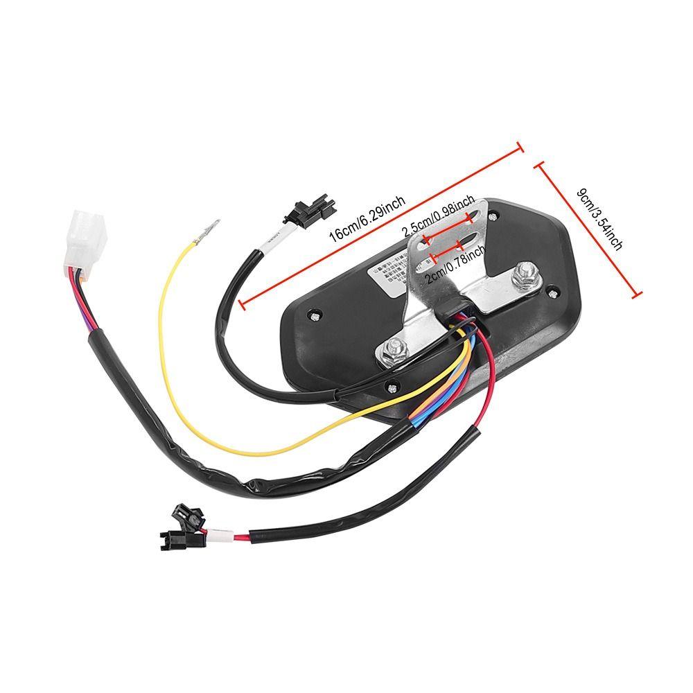 Digital Display Electric Scooter Dashboard Voltage Compatible LCD Display Meter Vehicle Dashboard
