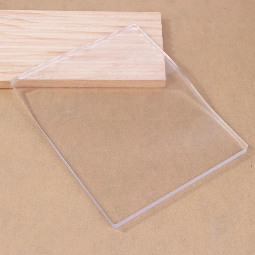 Прозрачная гелевая печатная пластина Силиконовый гель Искусство Прозрачная пластина Новая гелевая пластина Скрапбукинг Искусство