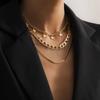 Fashion Unisex Snake Chain Women Necklace Choker Star Zircon Chain Necklace For Women Jewelry