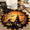 1PC Halloween Pumpkins Chair Carpet for Office Non-Slip, Lightweight, Machine Washable Rug for Office, Sleeping, Room - Holiday Decoryy251009117