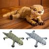 Solid Color Otter Model Toy 3D Printed Mini Otter Doll Cute Otter Action Figurine  Desktop