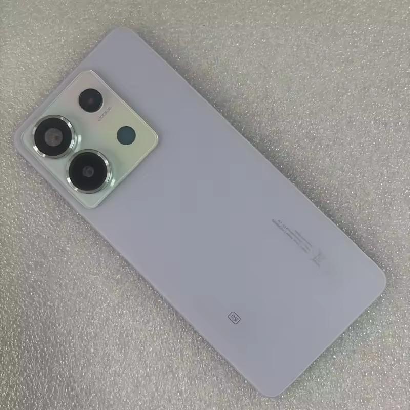 Крышка аккумулятора для Xiaomi Redmi Note 13 Pro 5G 2312DRA50C Задняя крышка корпуса из стекла Запасные части