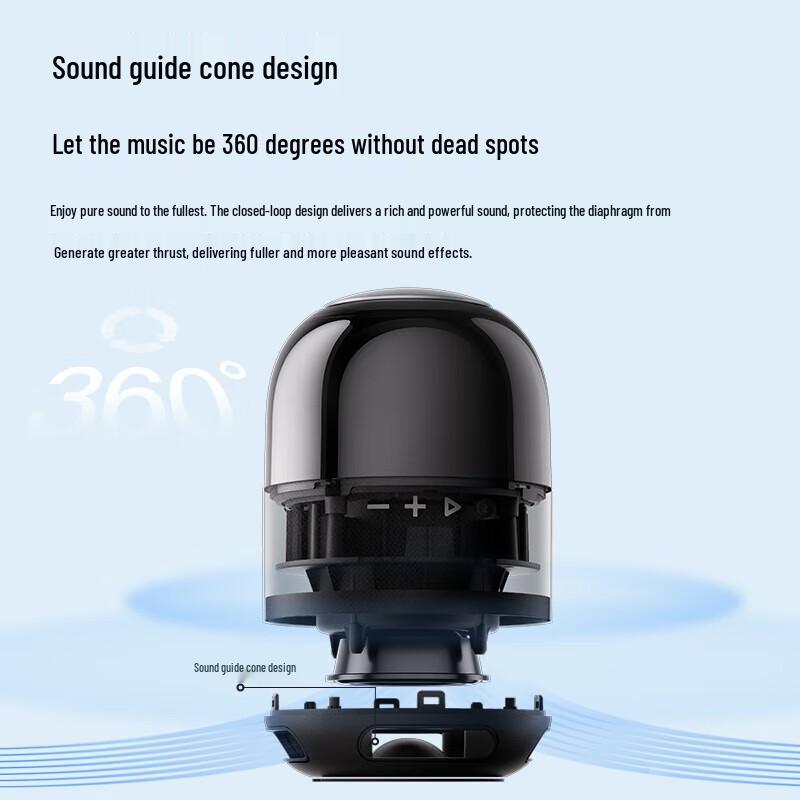 XiaoDu Smart Portable RGB Bluetooth Speaker