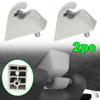 2x For Opel Vauxhall Vectra Vivaro A Astra F Corsa Combo B Carlton Tigra Senator Cavalier Sun Visor Clips Mount Bracket Holder