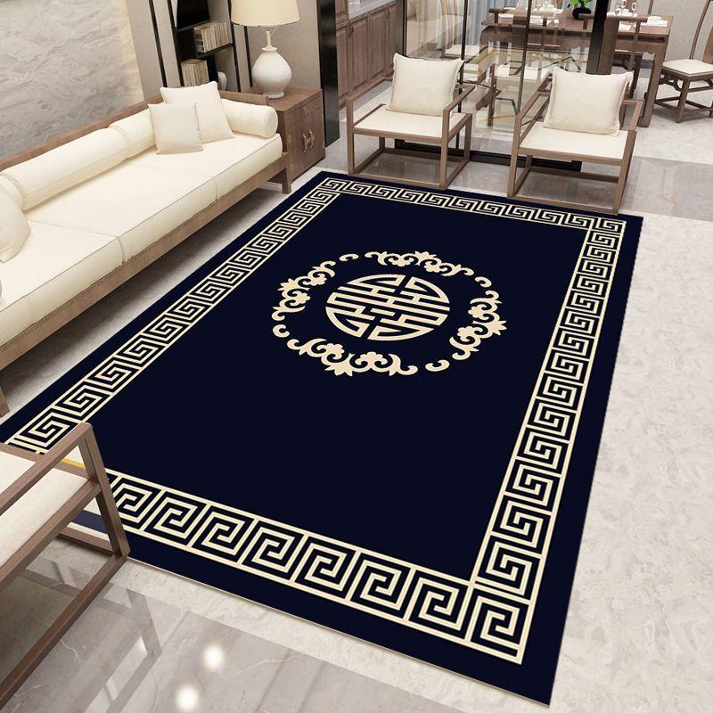 Роскошные большие коврики для гостиной, журнальные столики в китайском стиле, ковры для декора спальни, нескользящие моющиеся напольные коврики, коврик для входа