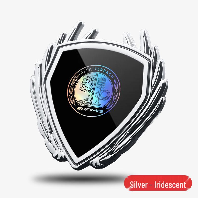 Металлическая наклейка-эмблема крыла для автомобиля Mercedes GLA35/G45 AMG, боковое окно кузова