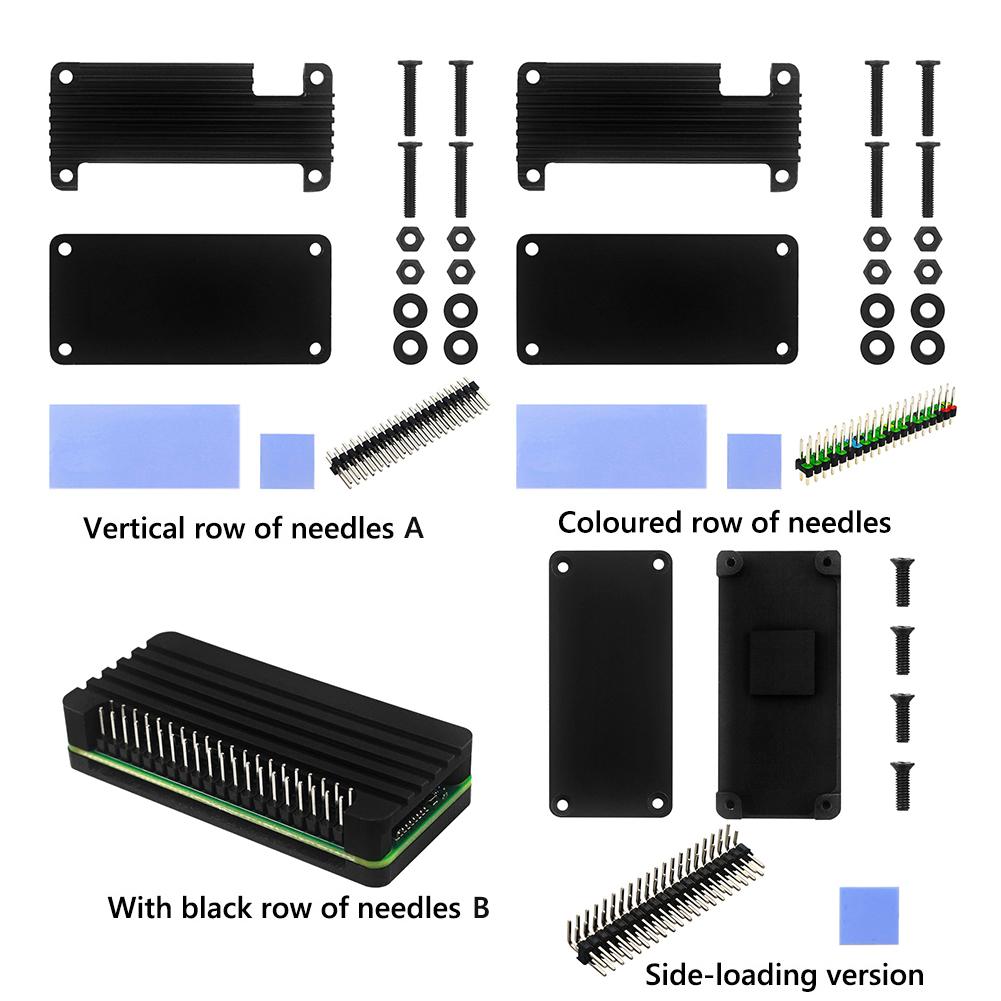 Универсальный защитный корпус DIY оболочка охлаждающий корпус комплект корпуса из алюминиевого сплава для Raspberry Pi Zero 2W