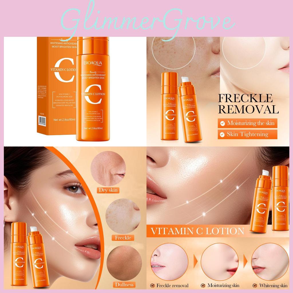 Bioaqua Лосьон-антиоксидант с витамином C для осветления и увлажнения 80 мл