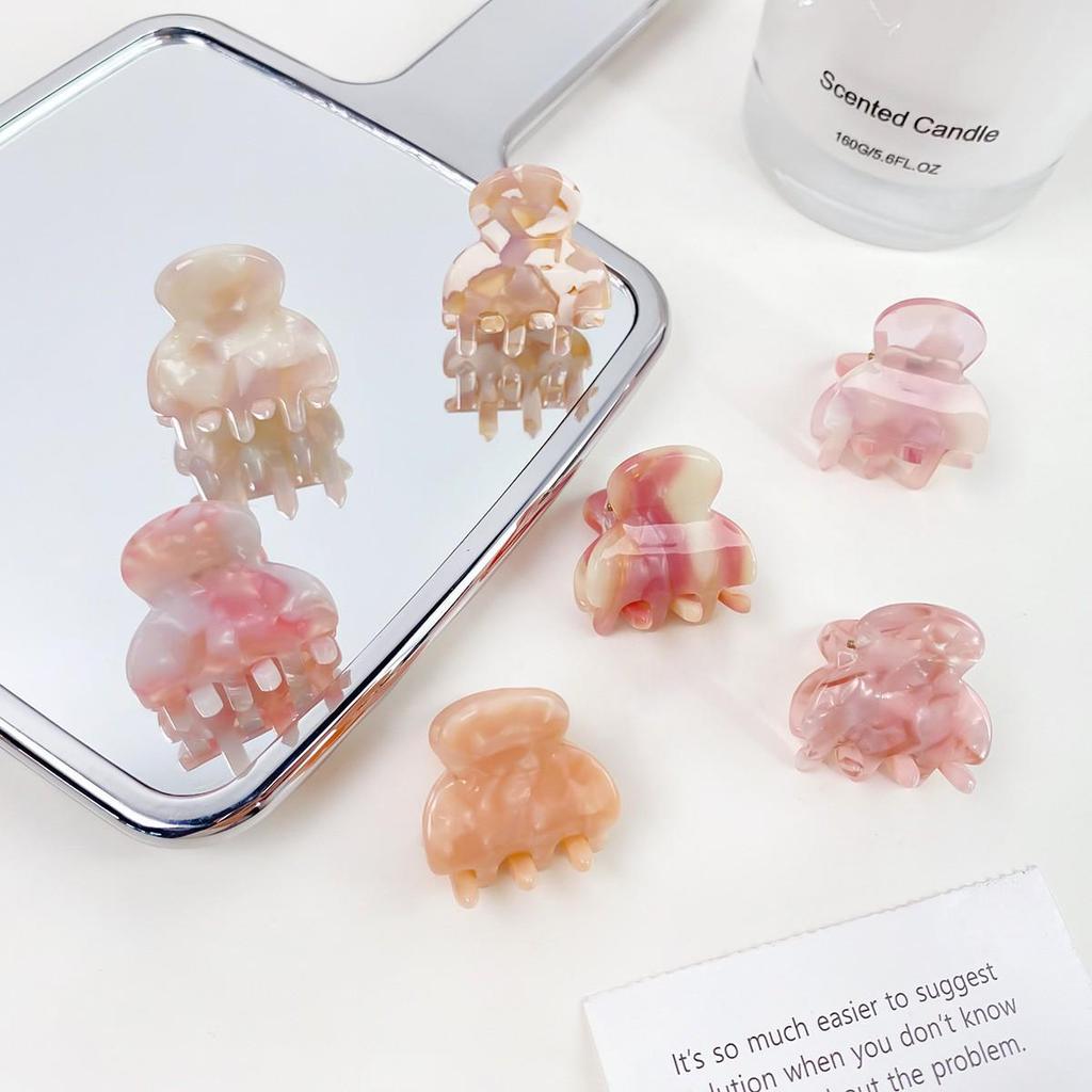 Корейская мини-заколка-краб с дофамином: Милые аксессуары для волос для женщин и детей