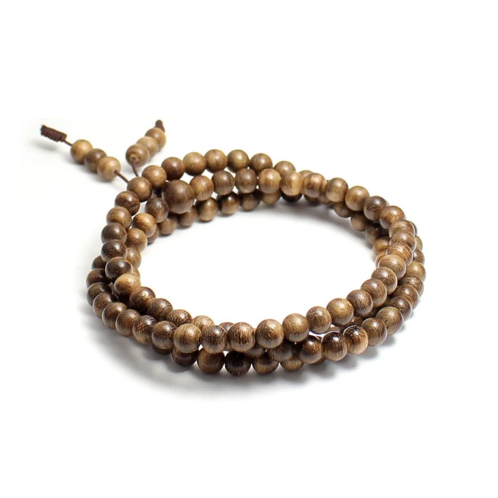 Четки Четки Индонезийское агаровое дерево ароматное дерево Калимантан браслет ожерелье 6 мм