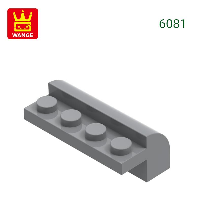 44Pcs/lot 6081Corner 4Hole Slope Curved 2x4x1 1/3 featuring Top Block Moc Colour Accessories Works With featuring Brick Kids Toy
