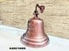 Handmade Solid Brass 8" Door Bell Copper Finish Home Kitchen Outdoor Indoor Door