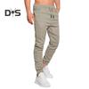 Мужские спортивные брюки с карманами, однотонные спортивные брюки с завязками на щиколотке, эластичные брюки на талии для повседневной носки на открытом воздухе и на работе