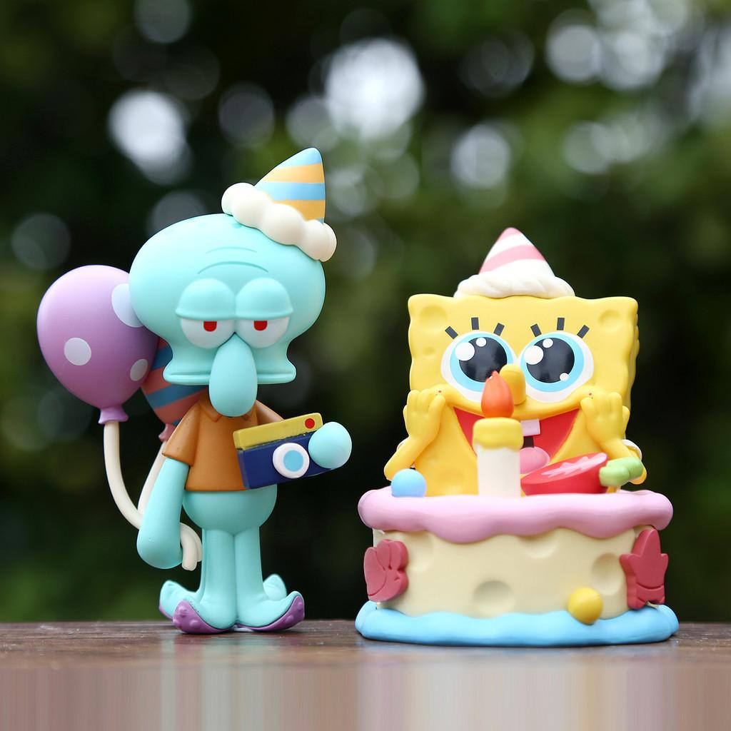 Spongebob Squarepants Pvc Toy Model For Kids Gift And Creative Play