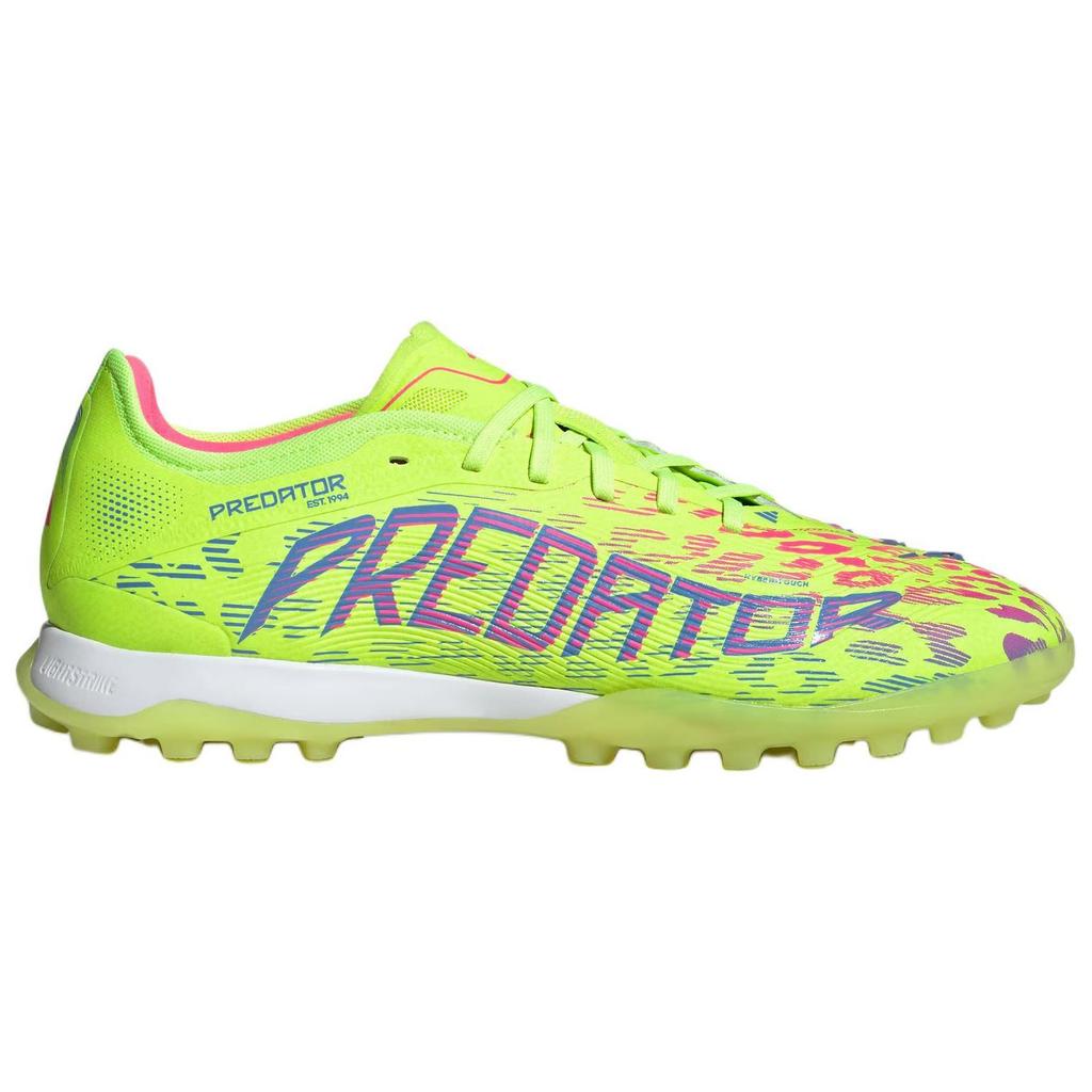 Adidas Predator Pro Comfortable Durable TF (Rubber Studs) Non-Slip Wear-Resistant Soccer Shoes Unisex Soccer Shoes Lemon-Yellow ID3763