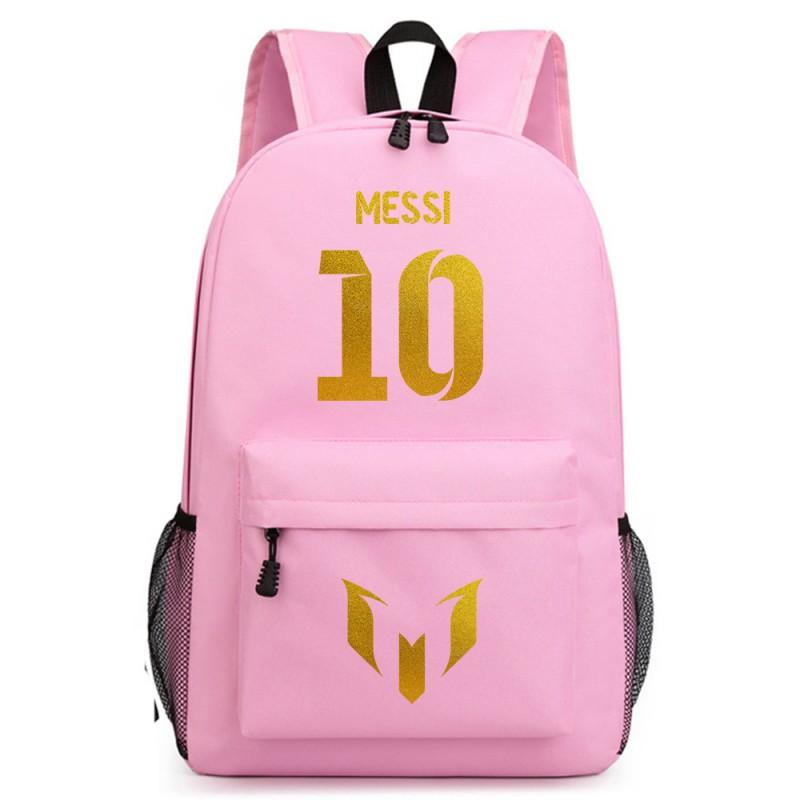 Unisex Oxford Fabric School Backpack Teen Students Lightweight Durable Laptop Bag With Character Print