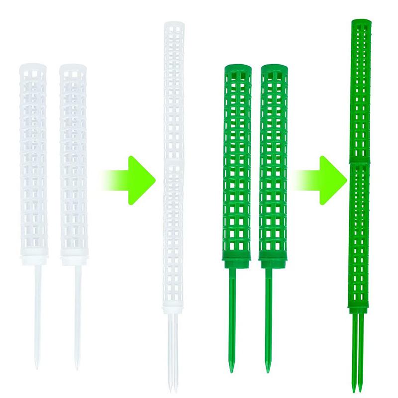 2/4/6Pcs Plastic Moss Poles Plant Stakes Indoor Plants Moss Poles Monstera Plants Water Moss Poles Gift