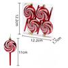 4/6Pcs Christmas Decoration Plastic Candy Ornaments Hanging Xmas Tree Pendant for Home Decor 2026 New Year Navidad Accessories