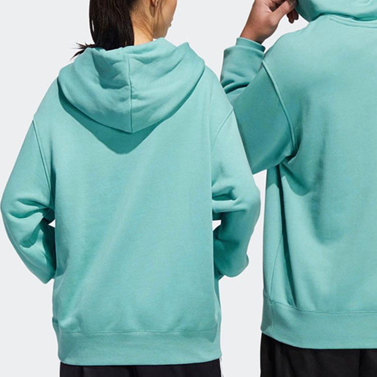 adidas Худи с принтом Originals Trefoil Bear Casual Унисекс Свитшот Мятно-синий HJ7822
