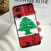 Lebanon Flag Map Case For Realme C55 C53 C51 C35 C33 C30 C67 C21Y C25s C15 9 10 12 11 Pro Plus GT Neo5 Cover