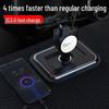 Двойное выдвижное автомобильное зарядное устройство USB QC3.0 с кабелем для устройств Apple и Type-C