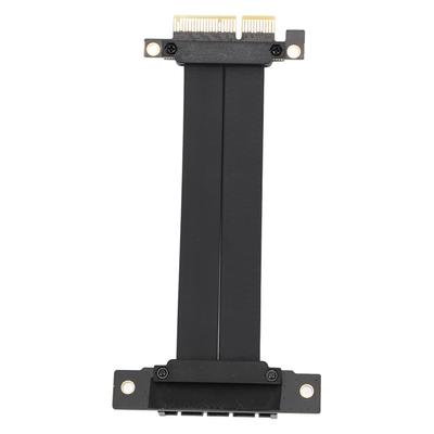 Удлинительный кабель PCIE 4.0 16 Гбит/с 180° Male 90° Female 64PIN Медный проводник PCIE 4.0 X4 Extension Co