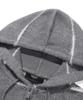 TRILLION Washable Wool Hairy Stripe Hooded Zip-Up Knit_Melange Gray