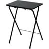 RYST5040H(BKBK4) Folding Table, 70cm High, Scratch, Stain, Moisture, and Heat Resistant, 50cm Wide X 48cm Deep, Side Table/Mini Table, Fully A