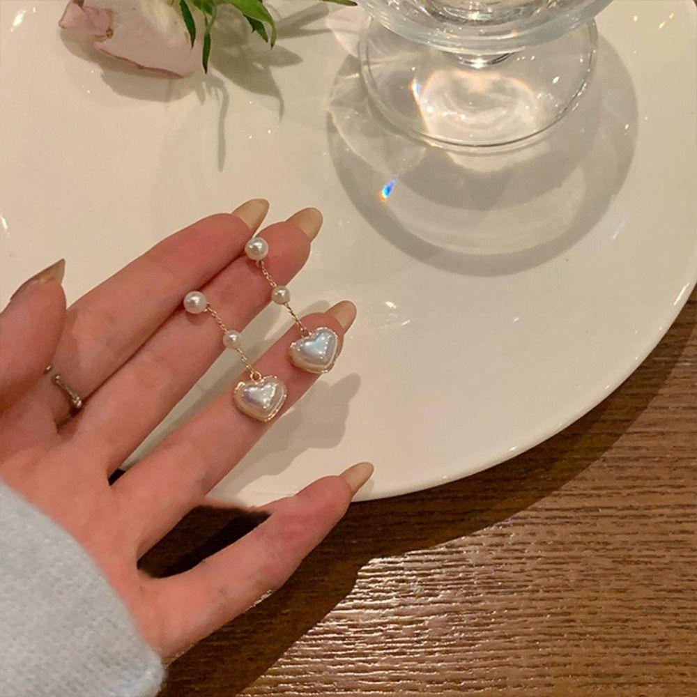 Lovely Mini Elegant Luxury Sweet Bow Ear Stud Ear Drop Korean Style Earrings Women Heart Earrings