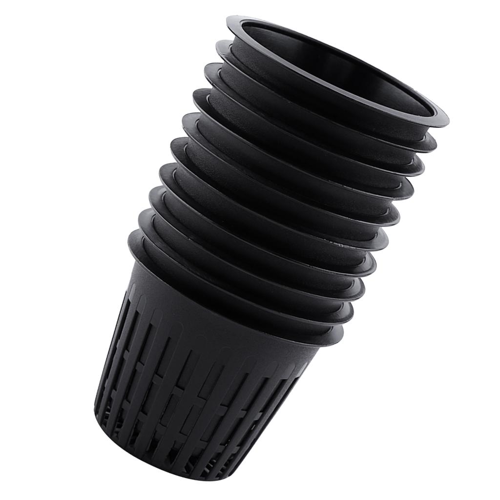 10pcs Heavy Duty Mesh Pot Net Cup Basket Hydroponic Plant Grow Clone Gardening