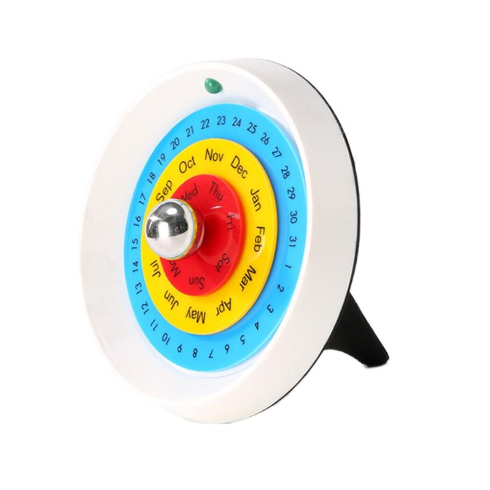 Декоративный вращающийся вечный календарь в скандинавском стиле, годовой настольный календарь, вращающийся календарь для дома