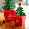 Merry Christmas Bombonera Santa Paper Gift Box Christmas Tree Elk Gift Packaging Box New Year Xmas Party Decoration