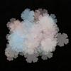 100 Pieces Tulle Chiffon Flower Shape Embellishment for DIY Hair Accessories Headwear Supplies