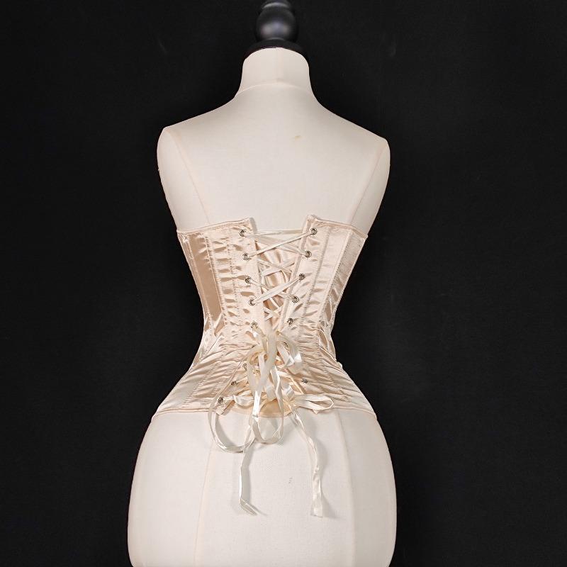Хэллоуин Корсет для двора Сатиновый бюстье С Shapewear с Push-Up