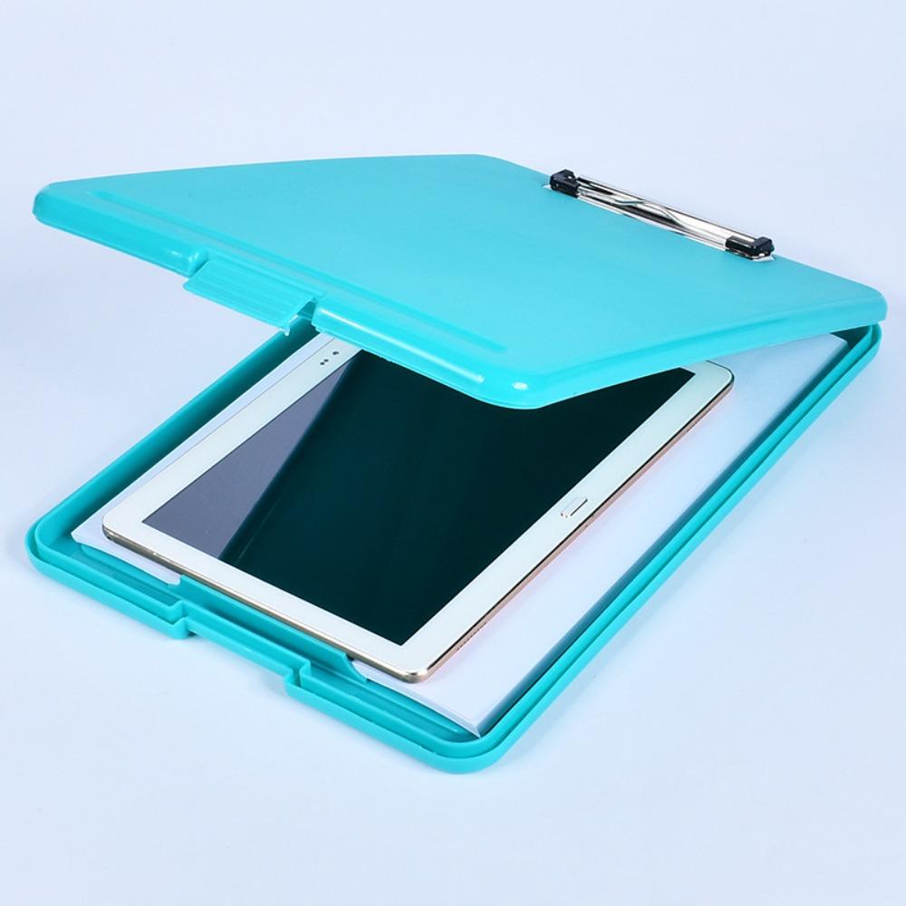 Waterproof Durable Paper Holder Filing Storage Document Case A4 Clipboard Box Writing Pad