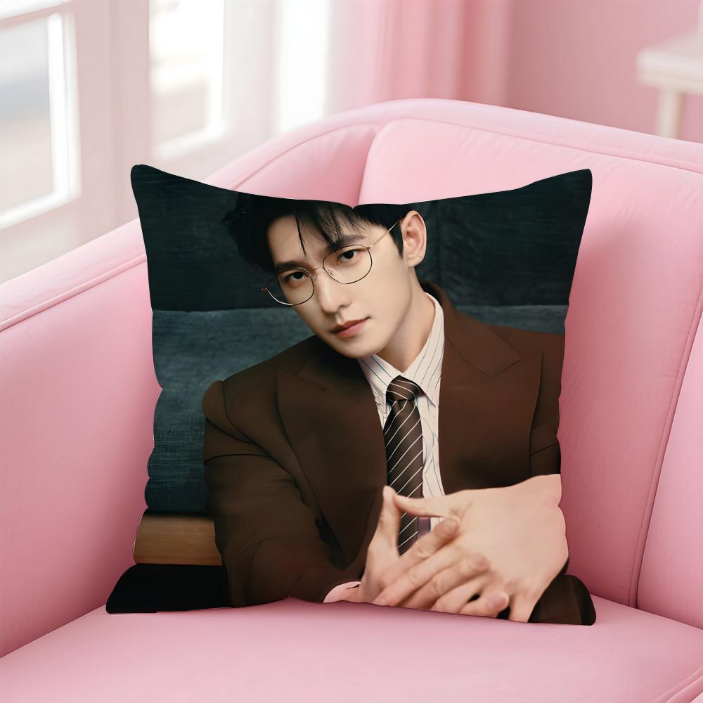 actor handsome YYang Yang Cushion Cover Pillow Case Soft Skin Friendly Fabric Concealed Zipper