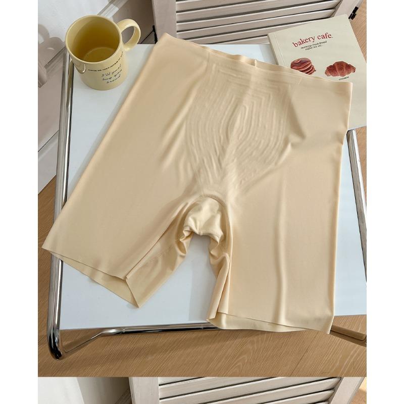 Women High Waist Elastic Tummy Control Butt Lifting Shaping Seamless Safety Pants